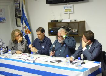 Julio Pardo con Rafa Marañón. Foto: S.F
