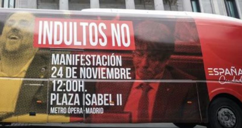 Autobus Ciudadanos no indultos