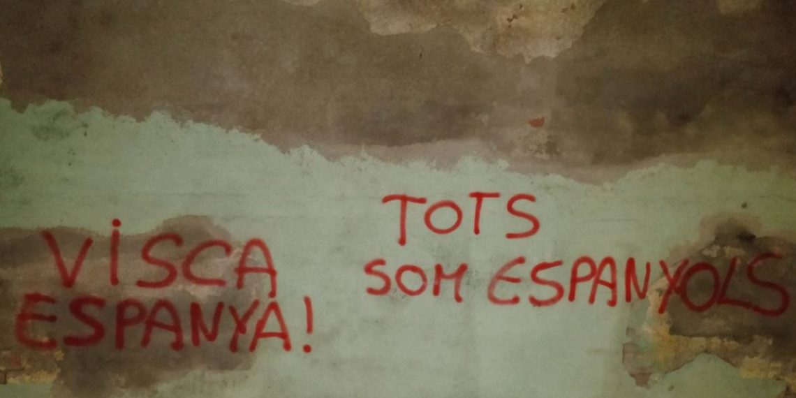 Pintadas Viva España Todos somos españoles