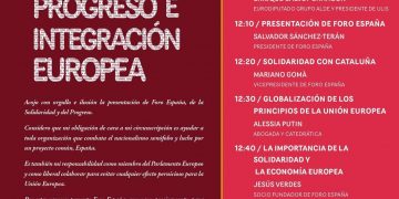 Cartel presentación Foro España en Bruselas