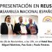 Cartel de la presentación de la Asamblea Nacional Española en Reus