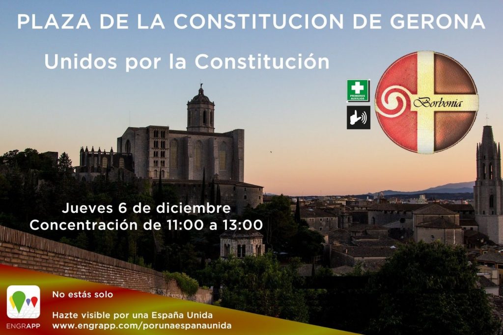 Borbonia día de la Constitución en Girona