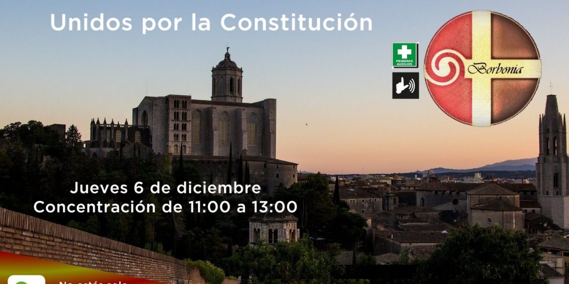 Borbonia día de la Constitución en Girona