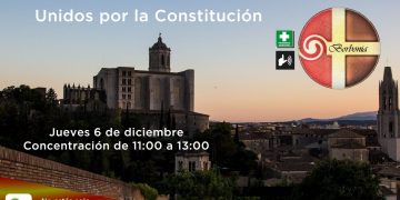 Borbonia día de la Constitución en Girona