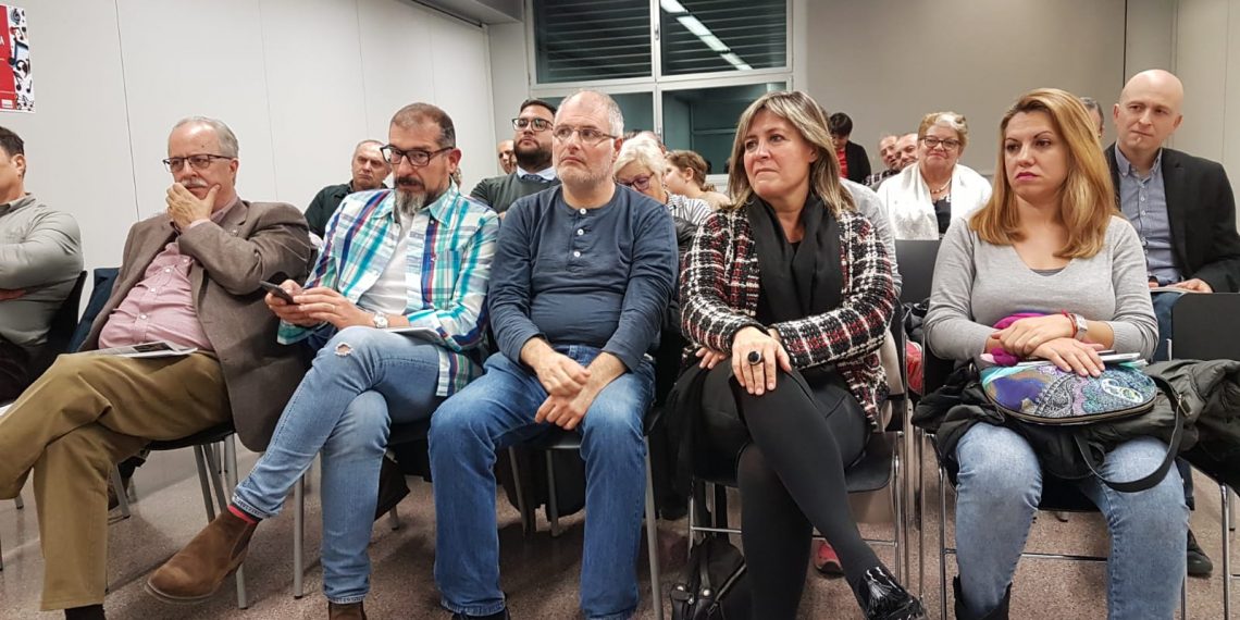 Núria Marín en la presentación del libro de Joan Ferran