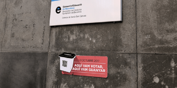 Imagen de archivo de una escuela en Barcelona.
