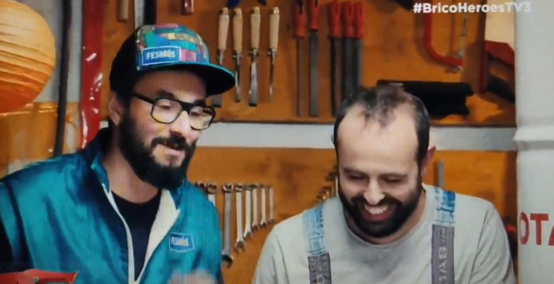 Jair Domínguez y Peyu en un programa emitido en TV3. Foto: TV3.