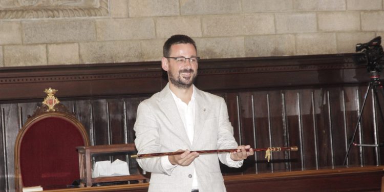 El alcalde de Gerona, Lluc Salellas. Foto: @girona_cat
