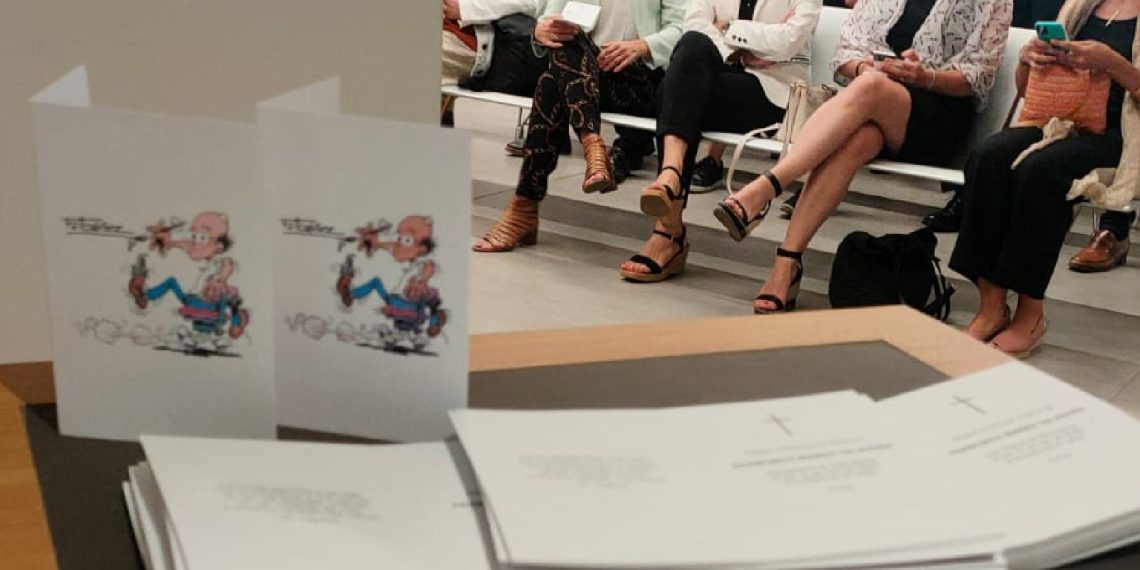 Imagen del entierro de Francisco Ibáñez. Foto: Sergio Fidalgo.