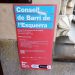 Cartel solo en catalán del Ayuntamiento de Barcelona. Foto: elCatalán.es.