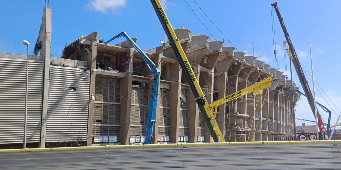 Imagen de archivo de las obras del Camp Nou. Foto: elCatalán.