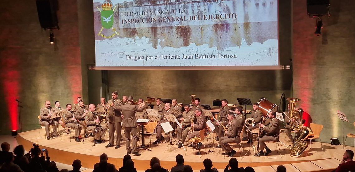 Foto de archivo de un concierto de la Unidad de Música de la IGE
