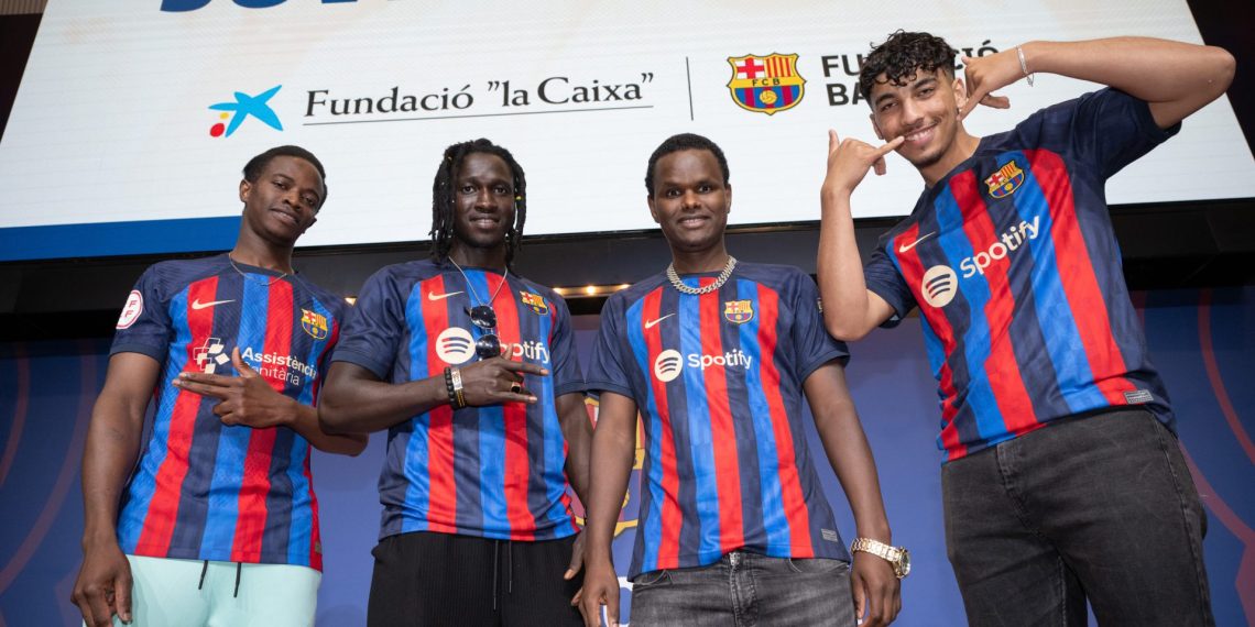 Joves Futur+, proyecto impulsado por la Fundación FC Barcelona y la Fundación ”la Caixa". © Fundación FC Barcelona