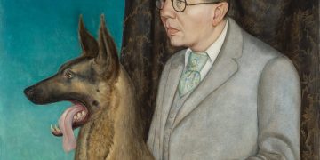 Otto Dix, Hugo Erfurth con perro, 1926. © Museo Nacional Thyssen-Bornemisza. Madrid