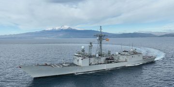 Fragata Navarra. Foto: @Armada_esp
