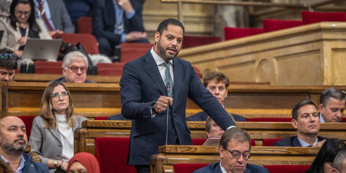 Ignacio Garriga en el Parlament. Foto: VOX
