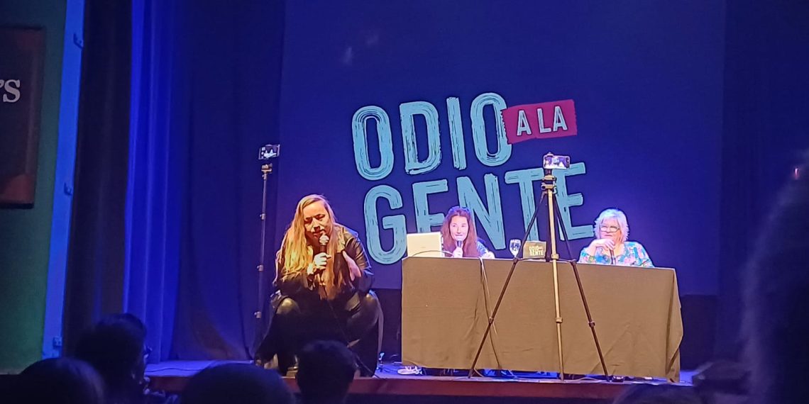 Imagen de archivo de una actuación de 'Odio a la gente'. Foto: Sergio Fidalgo.