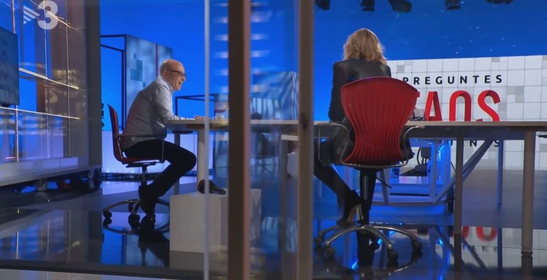 Oriol Soler en el programa FAQS de TV3.
