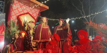 Cabalgata Badalona. Foto: @Albiol_XG.