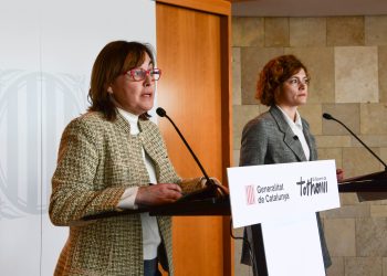 Silvia Paneque y Elisenda Alamany. Foto: Govern.