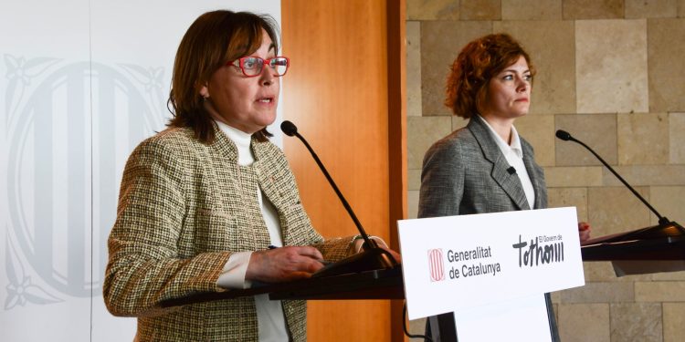 Silvia Paneque y Elisenda Alamany. Foto: Govern.