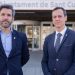 Marcos Rodríguez y Jordi Guirado, regidores en Sant Cugat. Foto: VOX