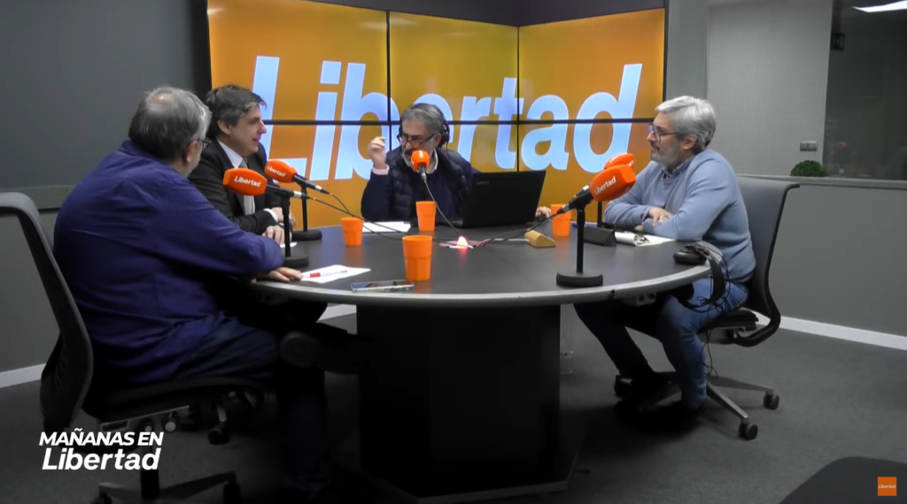 Jorge Martín Frías en Mañanas en Libertad (foto: Radio Libertad)