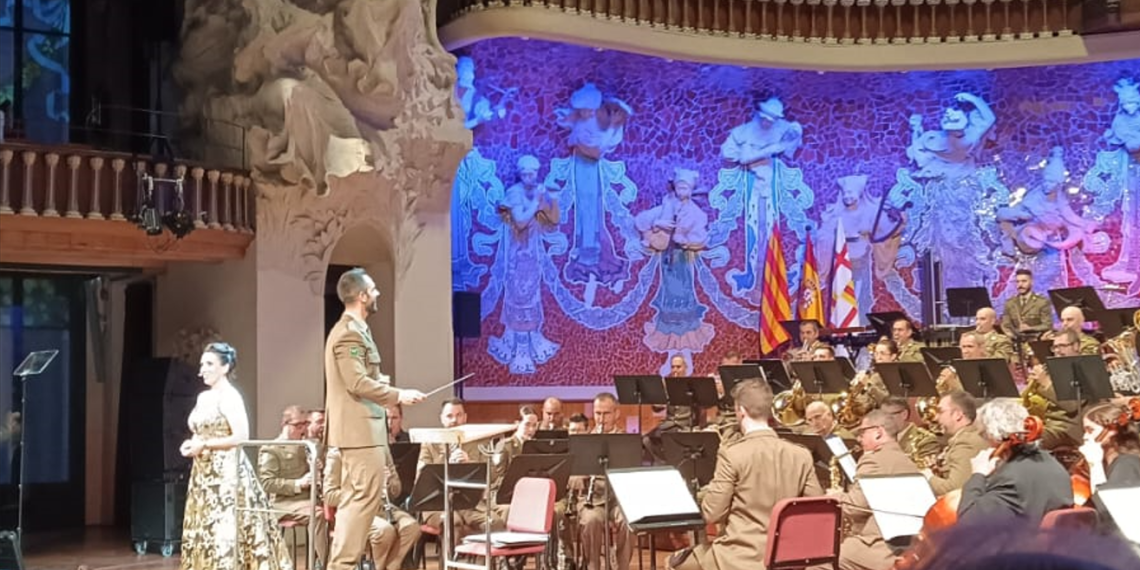 Imagen de archivo de un concierto de la Unidad de Música de la IGE. Foto: elCatalán.es.
