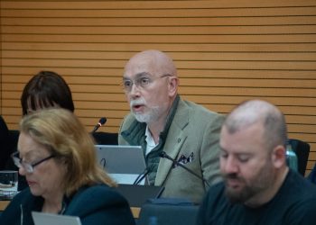Francisco González en el pleno municipal. Foto: VOX.