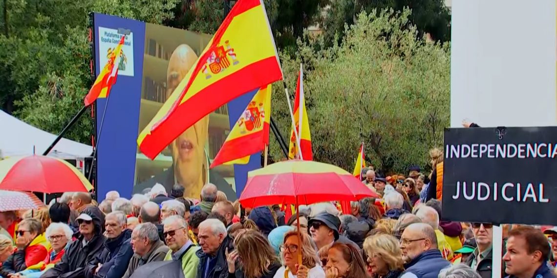 Imagen de archivo de una manifestación en Colón. Foto: Plataforma por una España Constitucional.