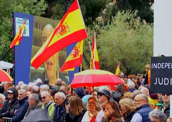 Imagen de archivo de una manifestación en Colón. Foto: Plataforma por una España Constitucional/ Sociedad Civil Españóla.