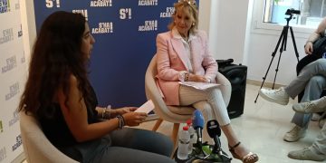 Andrea Llopart y Esperanza Aguirre. Foto: Sergio Fidalgo