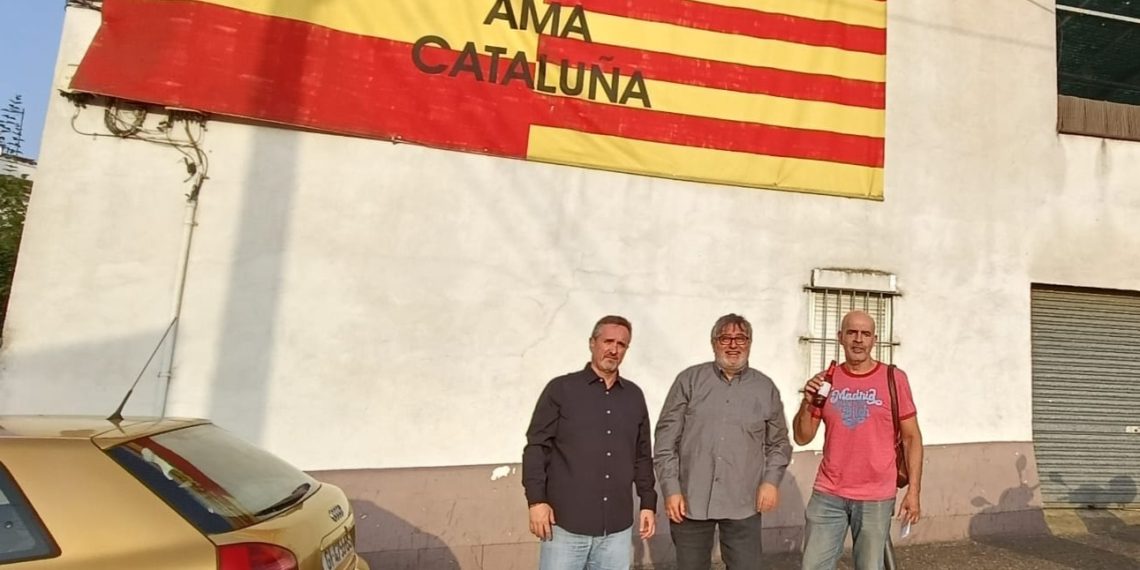 Guix, Fidalgo y Soler en el Cuéllar. Foto: elCatalán.es.