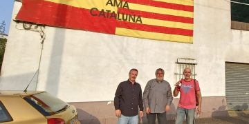 Guix, Fidalgo y Soler en el Cuéllar. Foto: elCatalán.es.