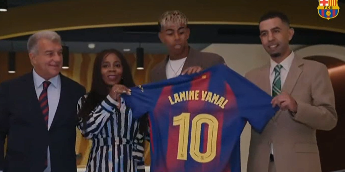 Lamine Yamal. Foto: FCB.