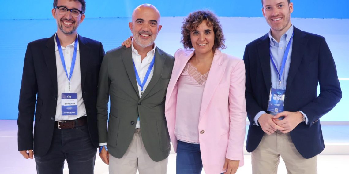 Milián, Sirera, Montserrat y Fernández. Foto: PP