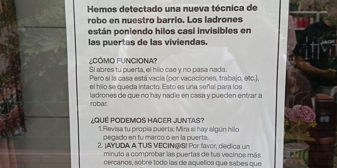 Cartel colocado por los vecinos de Bellvitge. Foto: www.elcatalan.es