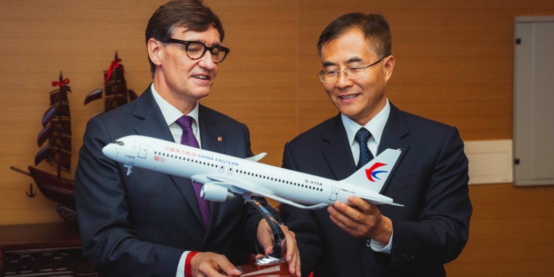 Salvador Illa en China. Foto: Govern.