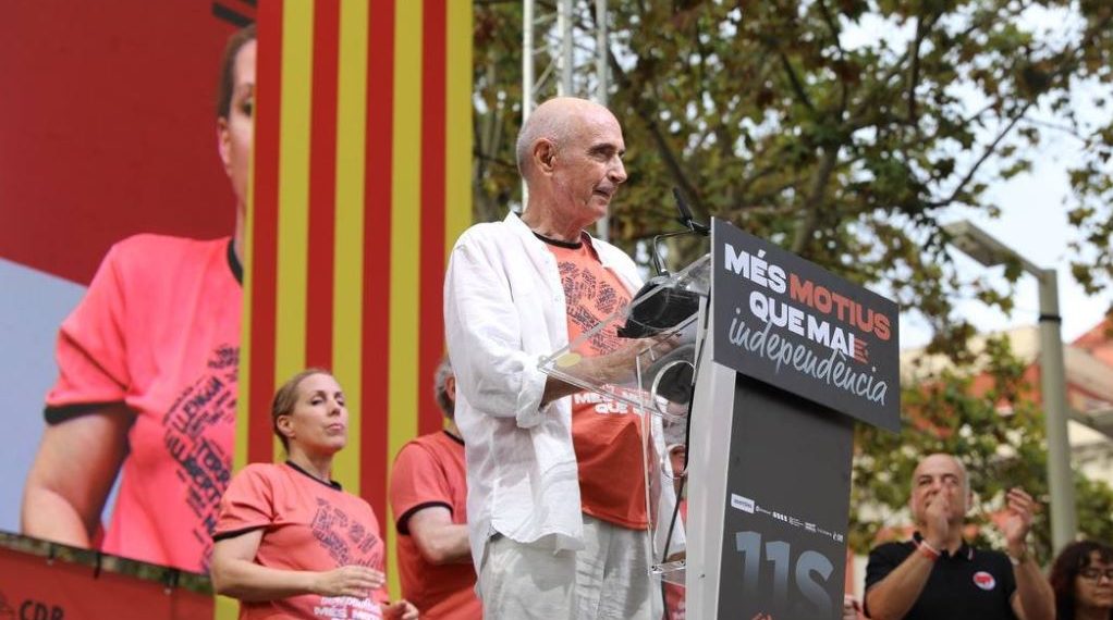 Lluís Llach en la Diada 2025. Foto: @assemblea