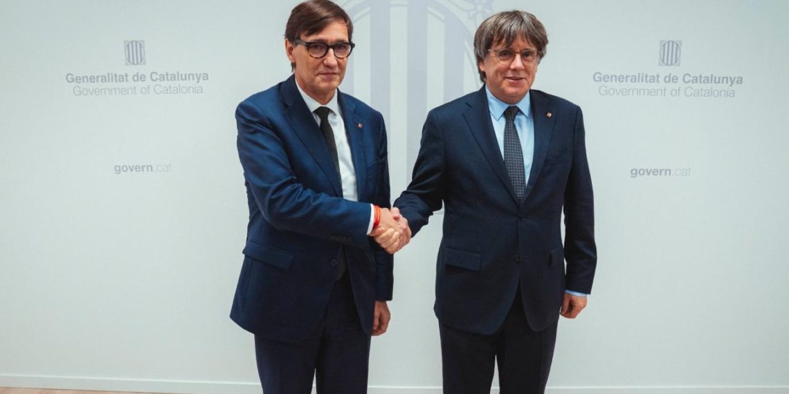 Illa y Puigdemont. Foto: Govern.