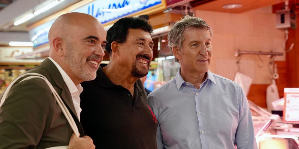 Daniel Sirera con Alberto Núñez Feijóo. Foto: PP