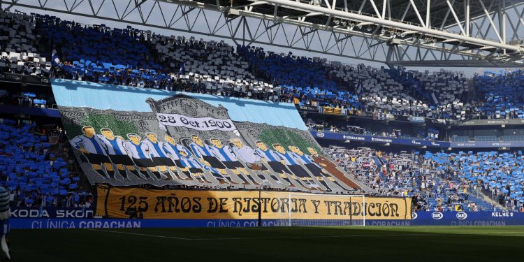 Pancarta afición Espanyol