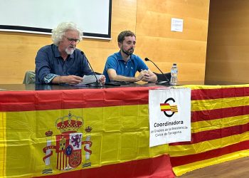 Salvador Caamaño Ángel Escolano en una foto de archivo. Foto: Coordinadora de Entidades de la Resistencia en Tarragona