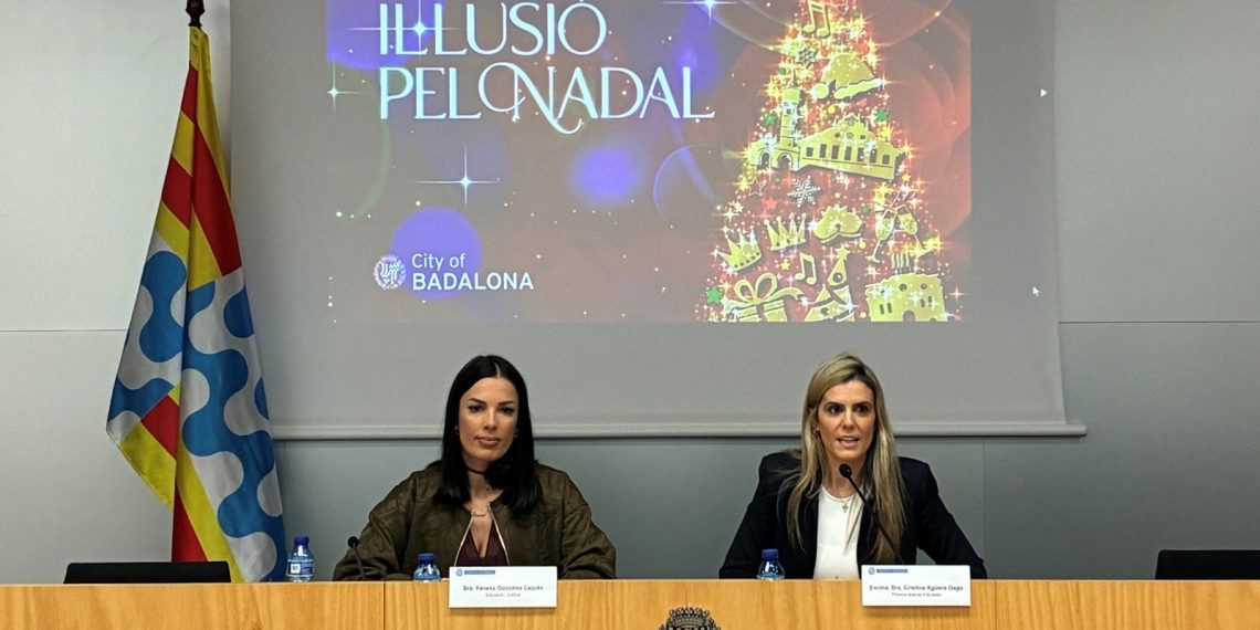 Vanesa González y Cristina Agüera. Foto: Ayto. de Badalona