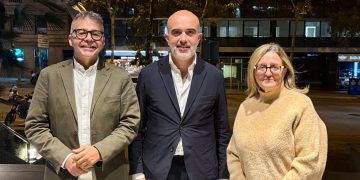 Víctor Martí, Dani Sirera y Sonia Devesa. Foto: PP