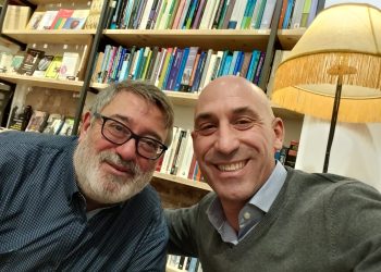 Sergio Fidalgo y Luis Rubiales. Foto: elCatalán
