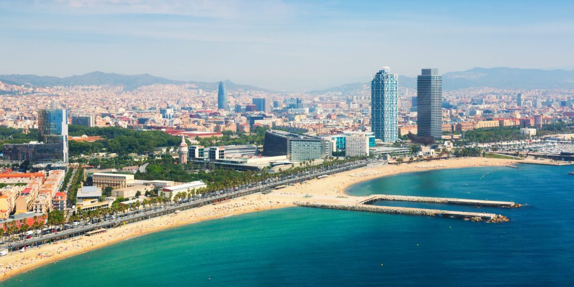 Vista aérea de Barcelona. Foto: Freepik