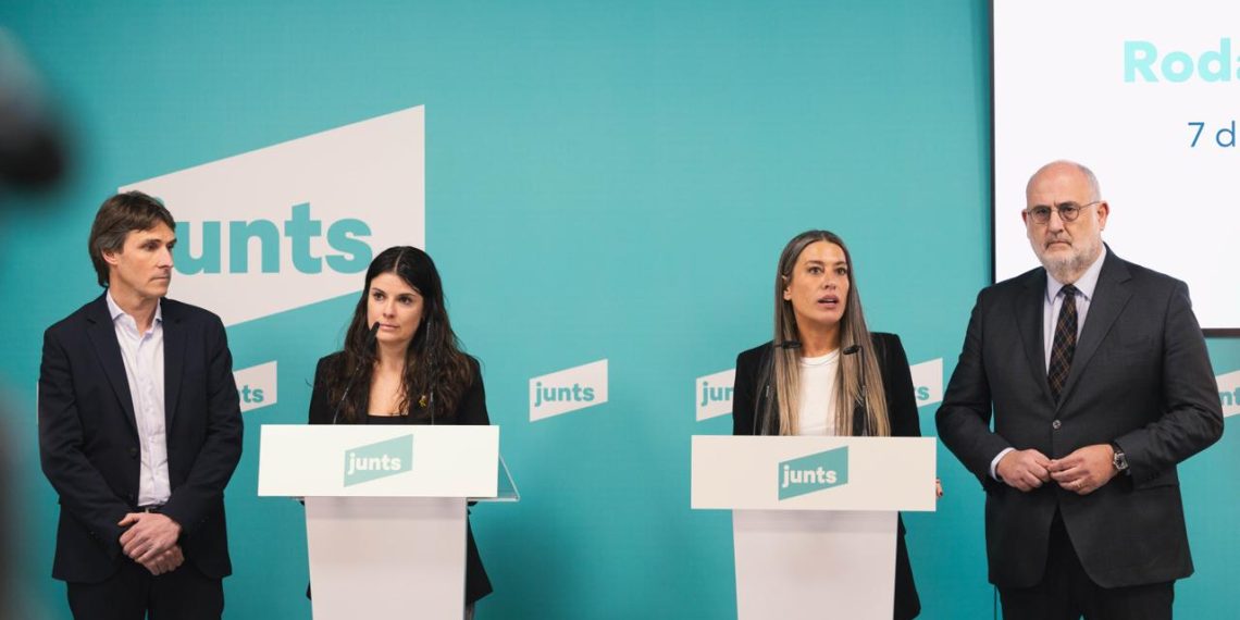Verges, Sales, Nogueras y Pujol. Foto: Junts
