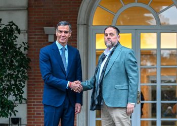 Pedro Sánchez y Oriol Junqueras. Foto: ERC