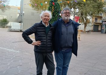 Albert Boadella y Sergio Fidalgo en un acto de la Resistencia al separatismo en Tarragona. Foto: elCatalán.es